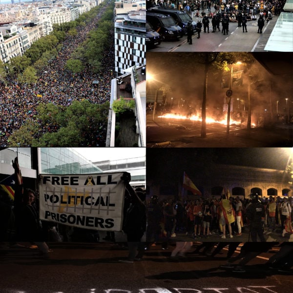 This collage of photos is a representation of various protests that happened at or around the date of the October 14th ruling. 